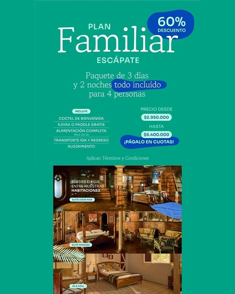 un menú para el hotel mucura club de pasadia