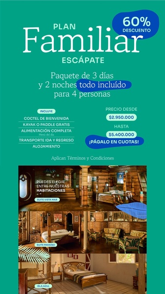 an advertisement for pasadia hotel mucura club