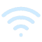 een zwart-wit tekening van een wifi-signaal op een witte achtergrond .