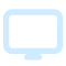 een zwart-wit afbeelding van een computermonitor met een leeg scherm .