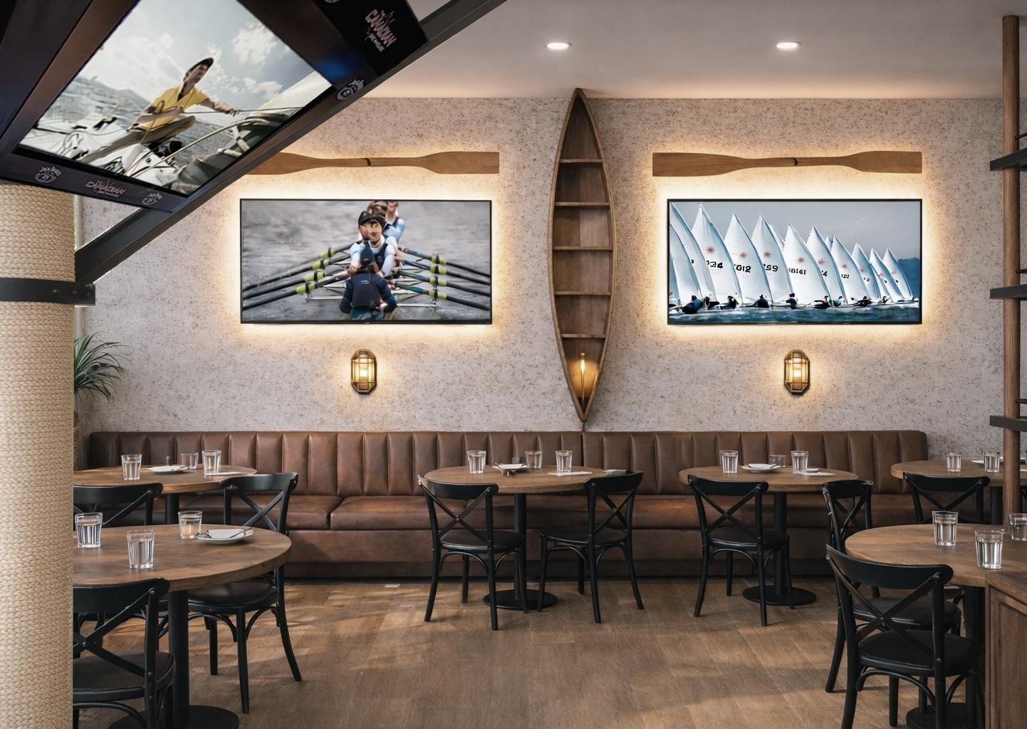 Relax in style at Beklub | O7 Hotels | Mallorca | Official website. Waterfront views, dining & cozy seating.
