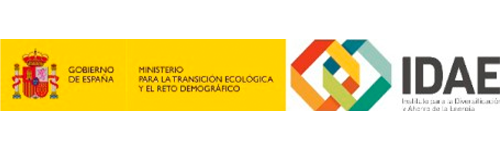 a logo for illes balears with a sun and waves