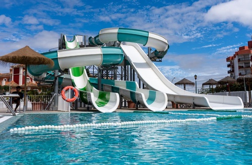Toboganes acuáticos en Hotel en Matalascañas | Ohtels Carabela Beach & Golf