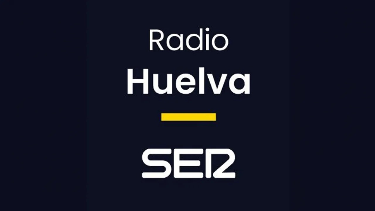 um logotipo para a rádio huelva ser em um fundo escuro