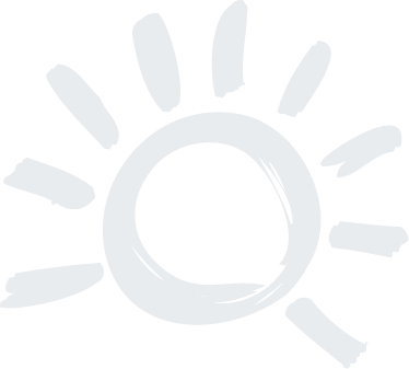 un dessin d' un soleil bleu sur fond noir