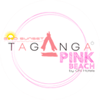 un logo pour la plage rose de taganga