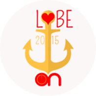 un logo avec une ancre et le mot love on