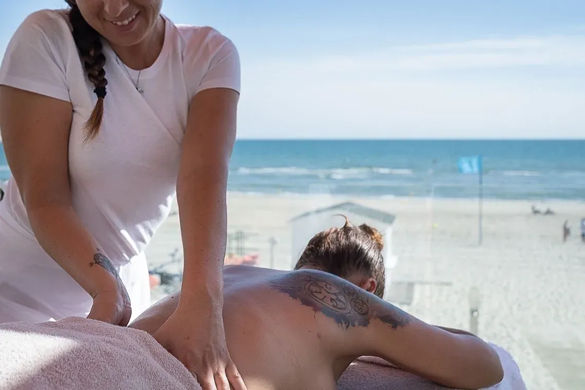 Strandmassage, ideal für ON Hotels: ON Corporativa Veranstaltungen.