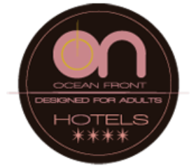 el logotipo de los hoteles ocean front, hotel diseñado para adultos