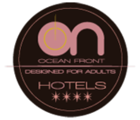 Das Logo des Ocean Front Hotels, ein Hotel für Erwachsene