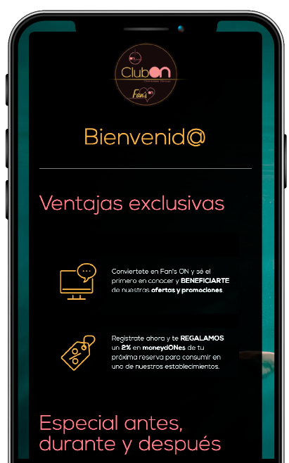 un téléphone portable affichant une page d' un site web en espagnol