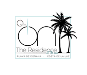 un logotipo para la residencia en la playa de dorana costa de la luz