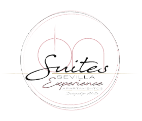 a logo for suites sevilla experience apartments