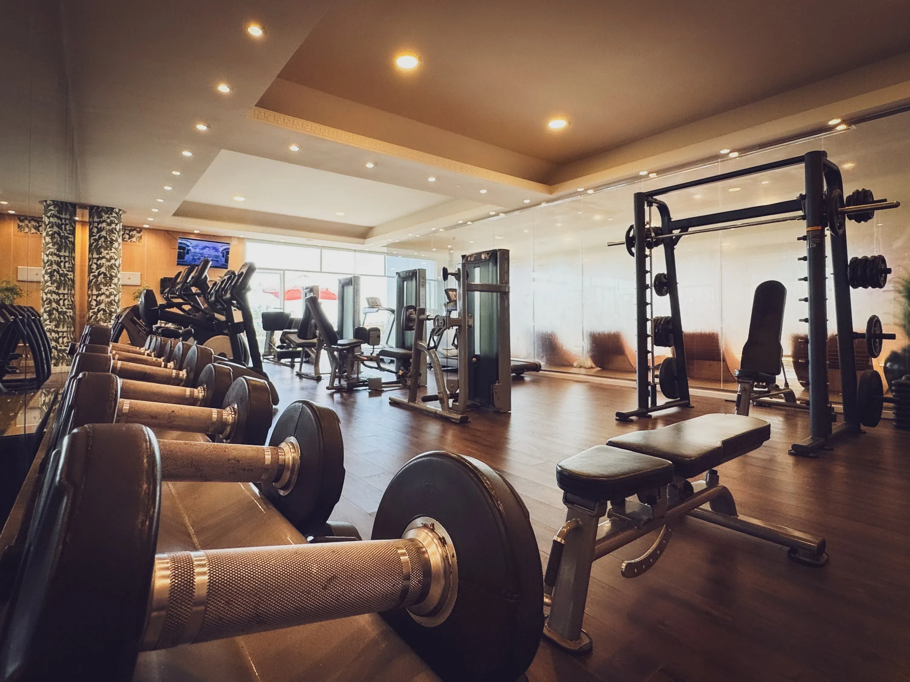 Gimnasio de lujo en On Hotels: ON Corporativa, equipos modernos.