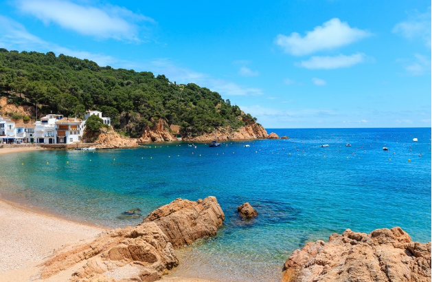 Plage de Tamariu, Tamariu, Costa Brava