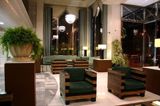 Lobby area of the Hotel Ona Marinas in Nerja