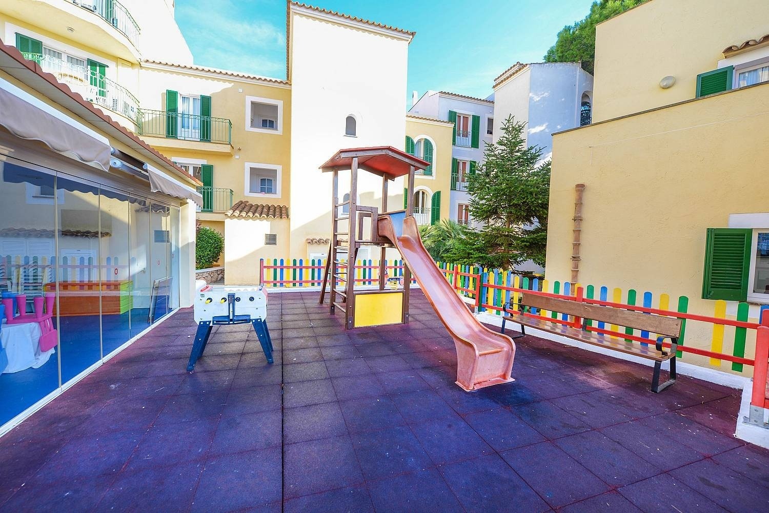 Children´s playground at the Ona Cala Pi hotel, in Majorca