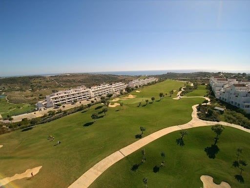 Panoramablick auf den Golfplatz des Ona Valle Romano Golf - Resort Hotels