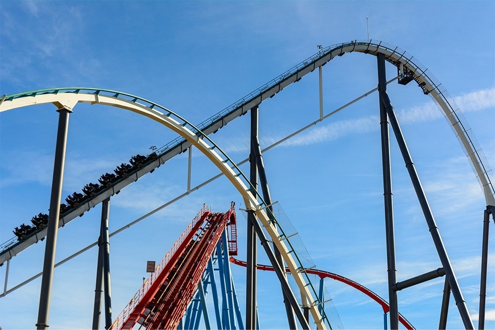 PortAventura, Vergnügungspark in der Nähe des Hotels Ona Jardines Paraisol in Salou