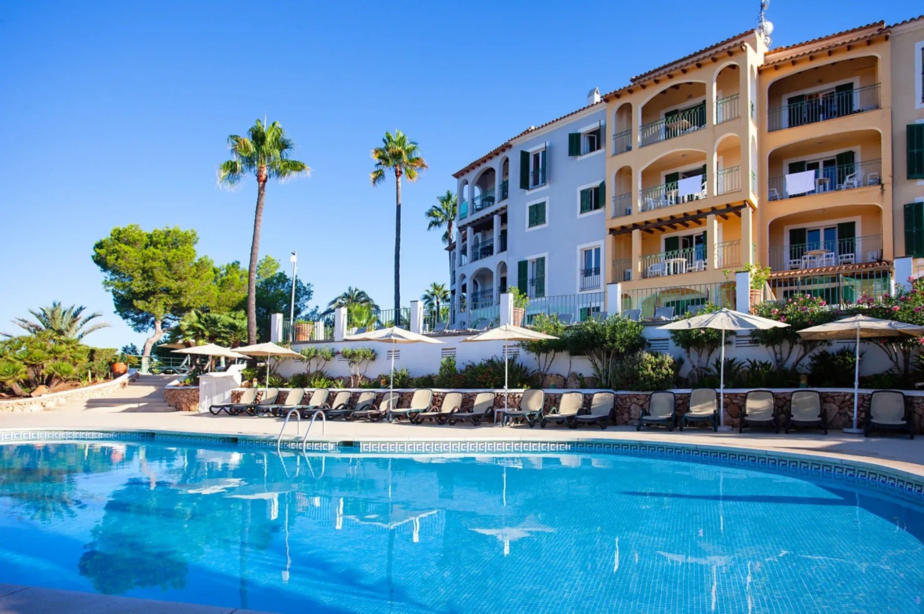Outdoor pool of the Ona Cala Pi hotel, in Mallorca