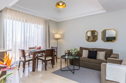 Rest area of the Ona Valle Romano Golf - Resort hotel apartment