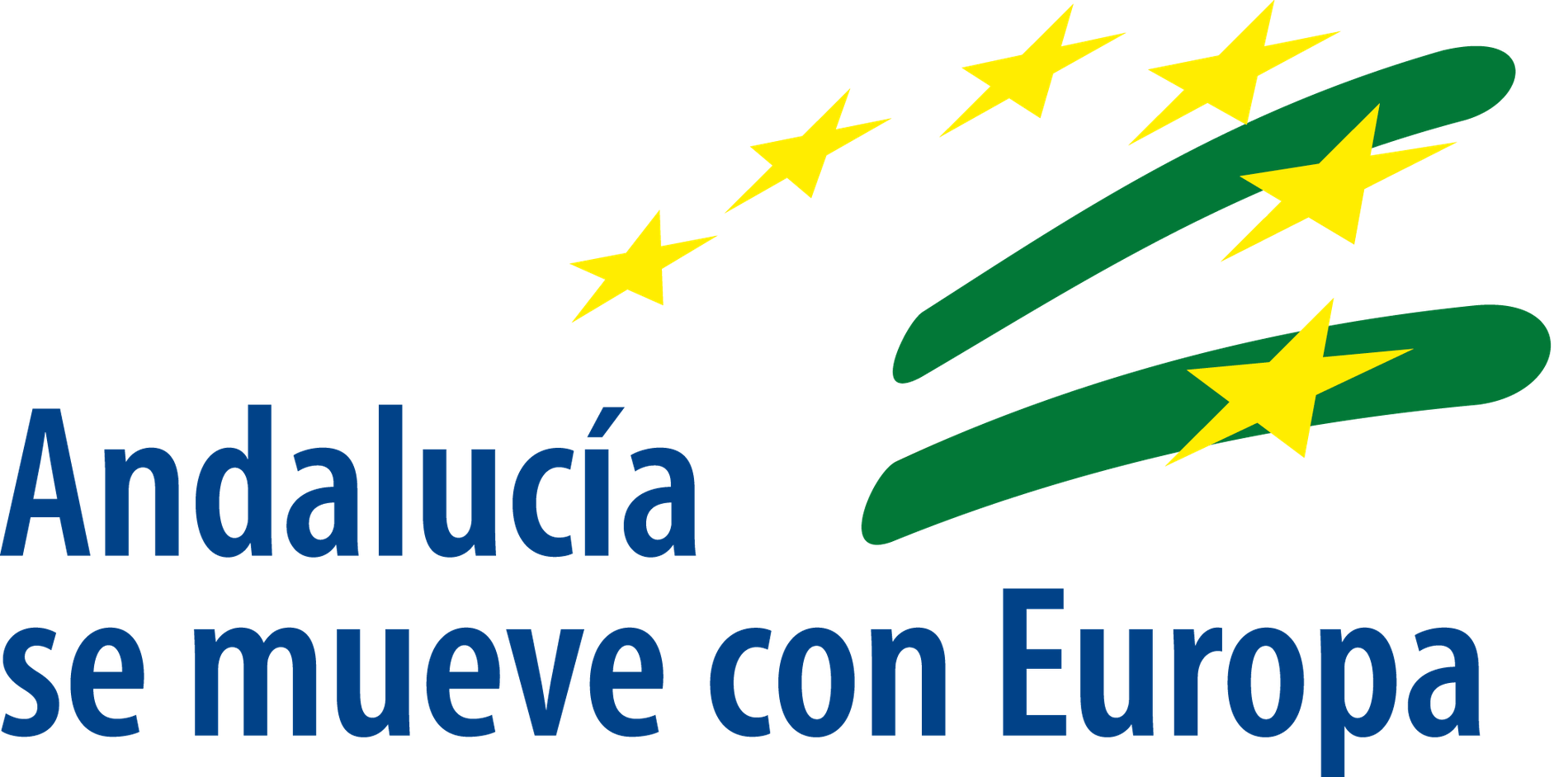 a logo for andalucia se mueve con europa