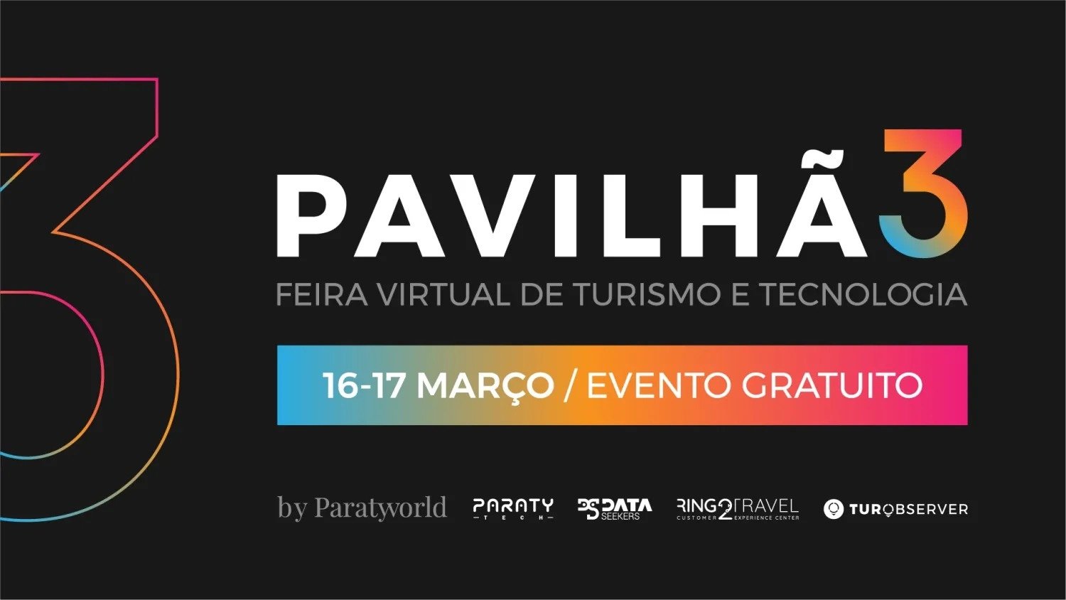 SAVE THE DATE: dia 16 e 17 de Março tem um compromisso no Pavilhão 3