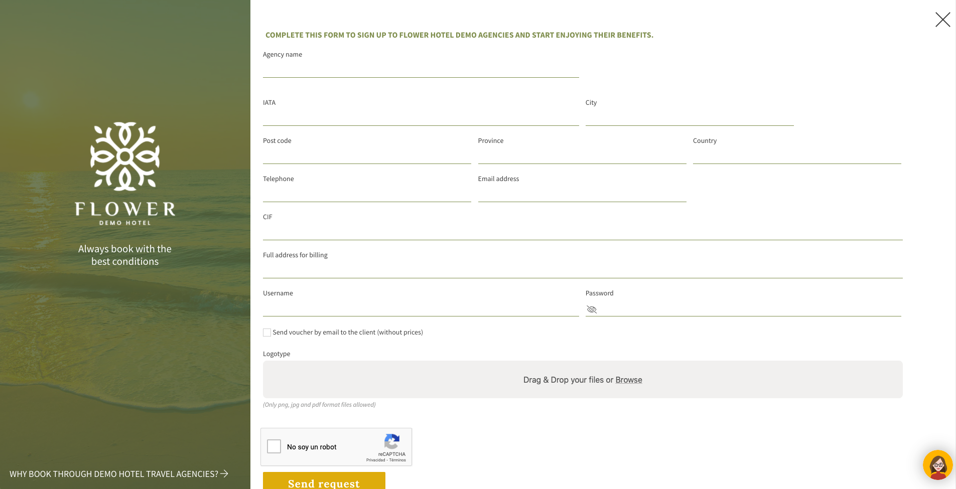 Travel Agencies Registration Form