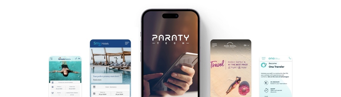 a phone with the word paraty on it