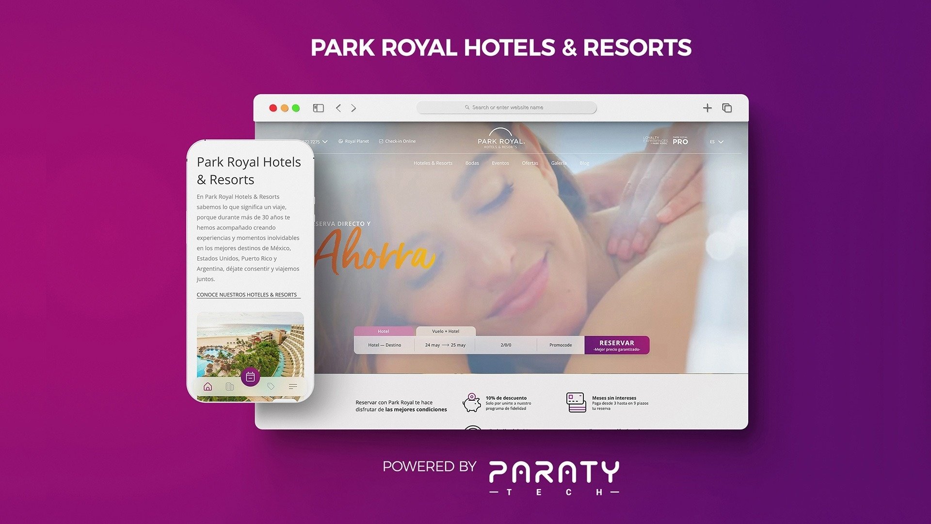 Park Royal Hotels & Resorts escolhe a Paraty Tech para potenciar o seu canal directo