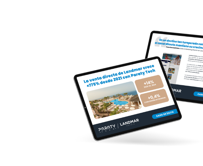 Venta directa de Landmar Hotels: +775% con Paraty Tech Corp.