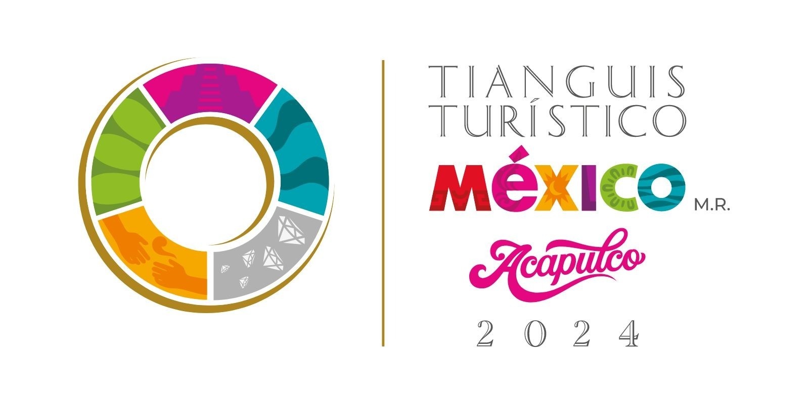 um logotipo para tianguis turistico mexico acapulco 2024