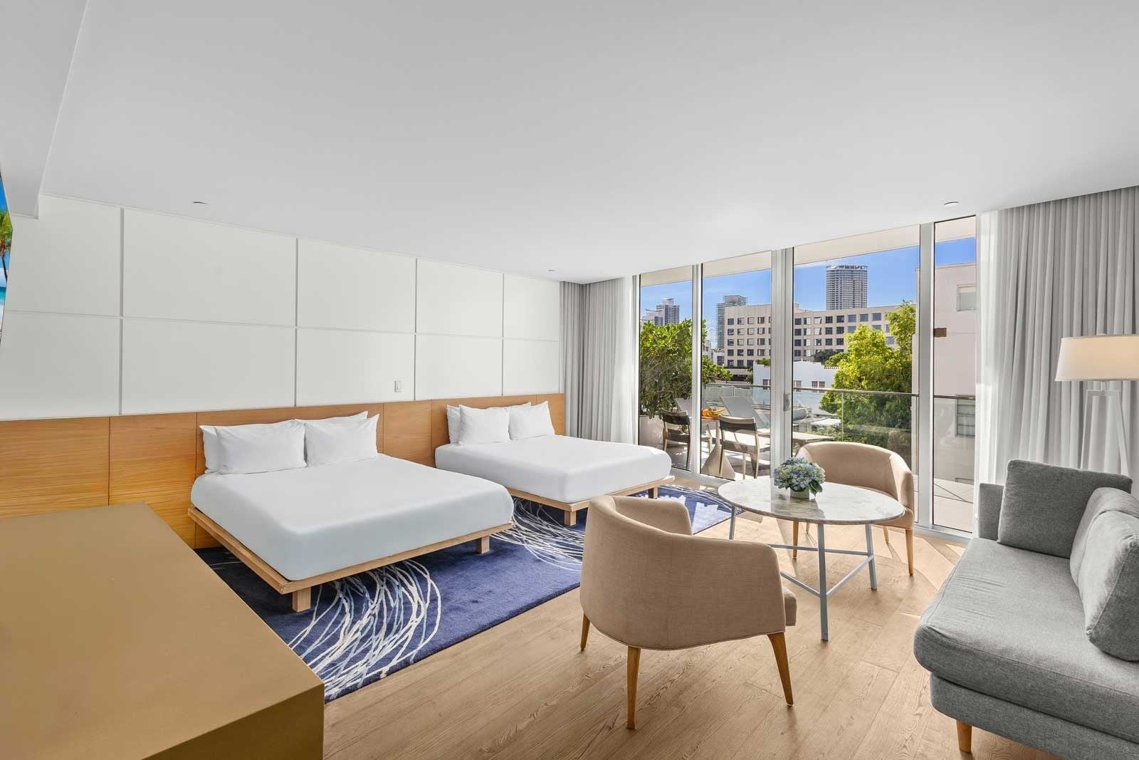 Two queen suite with terrace