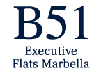 el logotipo de b51 apartamentos ejecutivos marbella