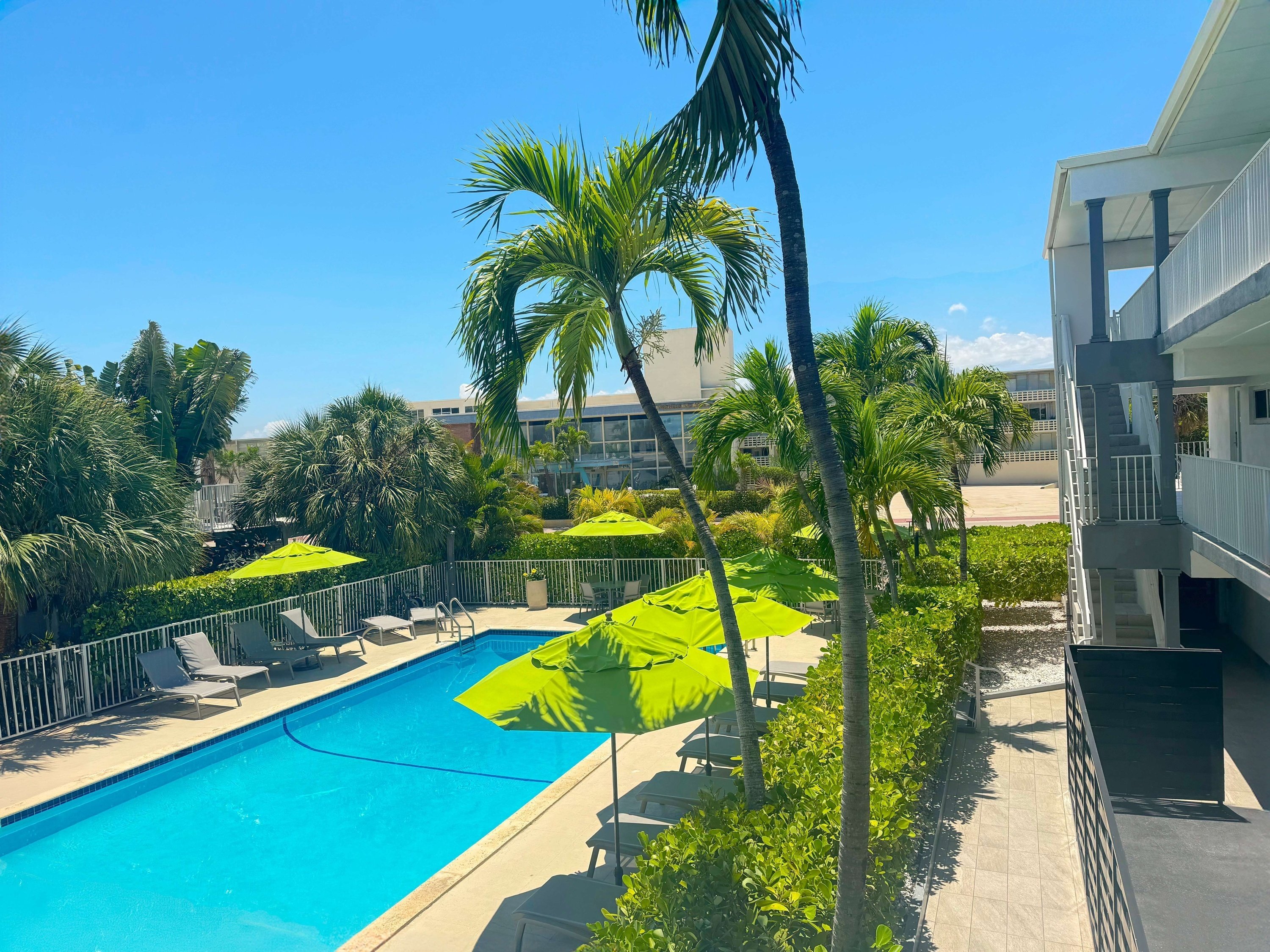 Piscina aquecida ao ar livre na Flórida, EUA