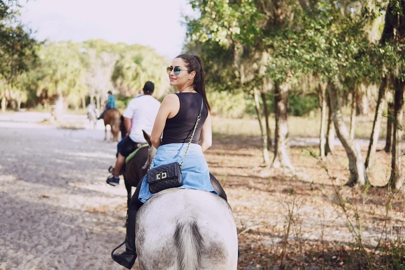 Group riding horses in Puerto Vallarta