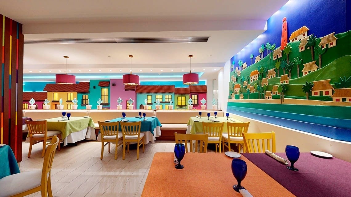 O Frida Restaurant oferece pratos nacionais no Park Royal Beach Cancun Hotel