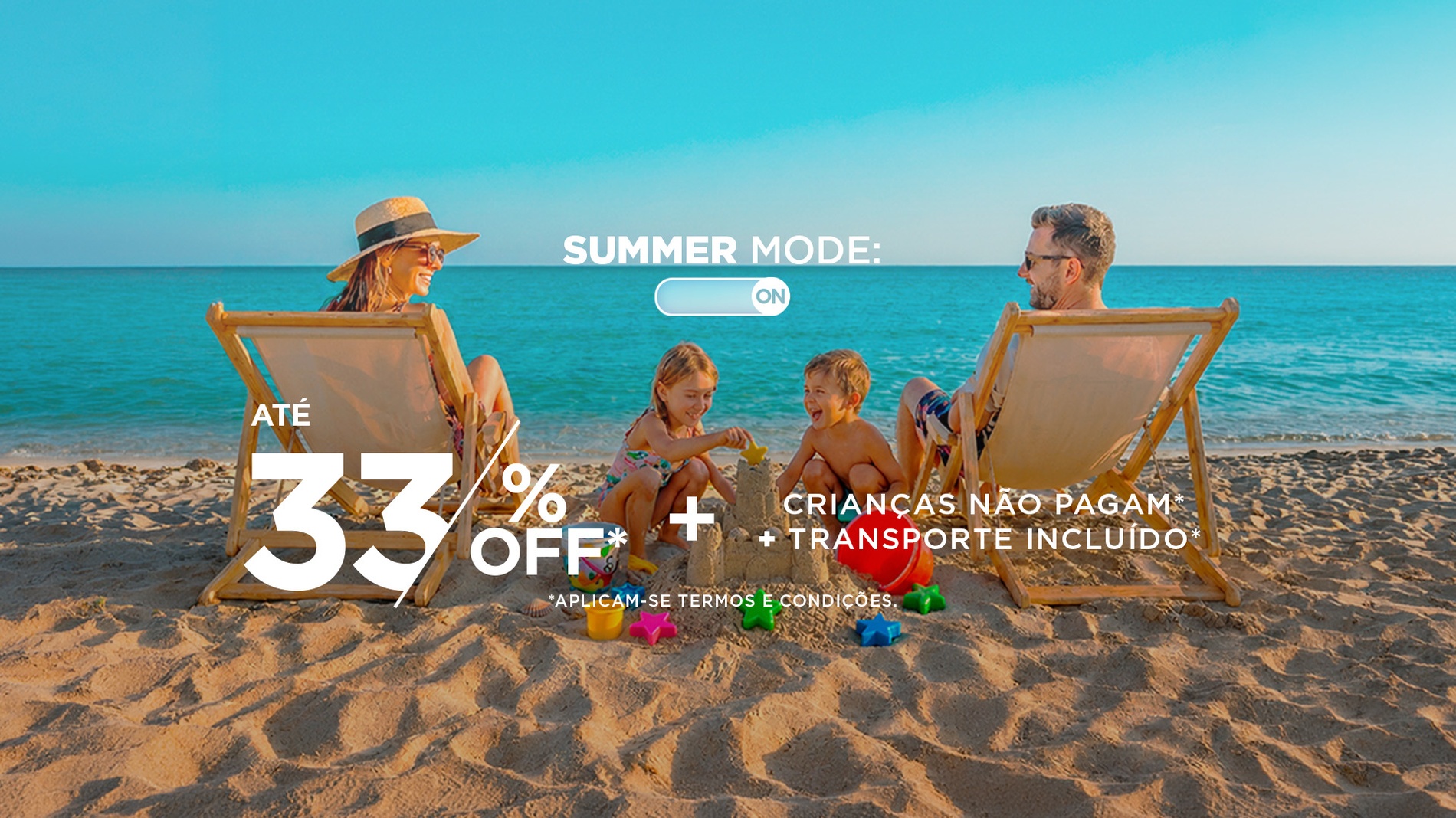Promoção de verão Park Royal: até 33% OFF em pacotes com transporte.
