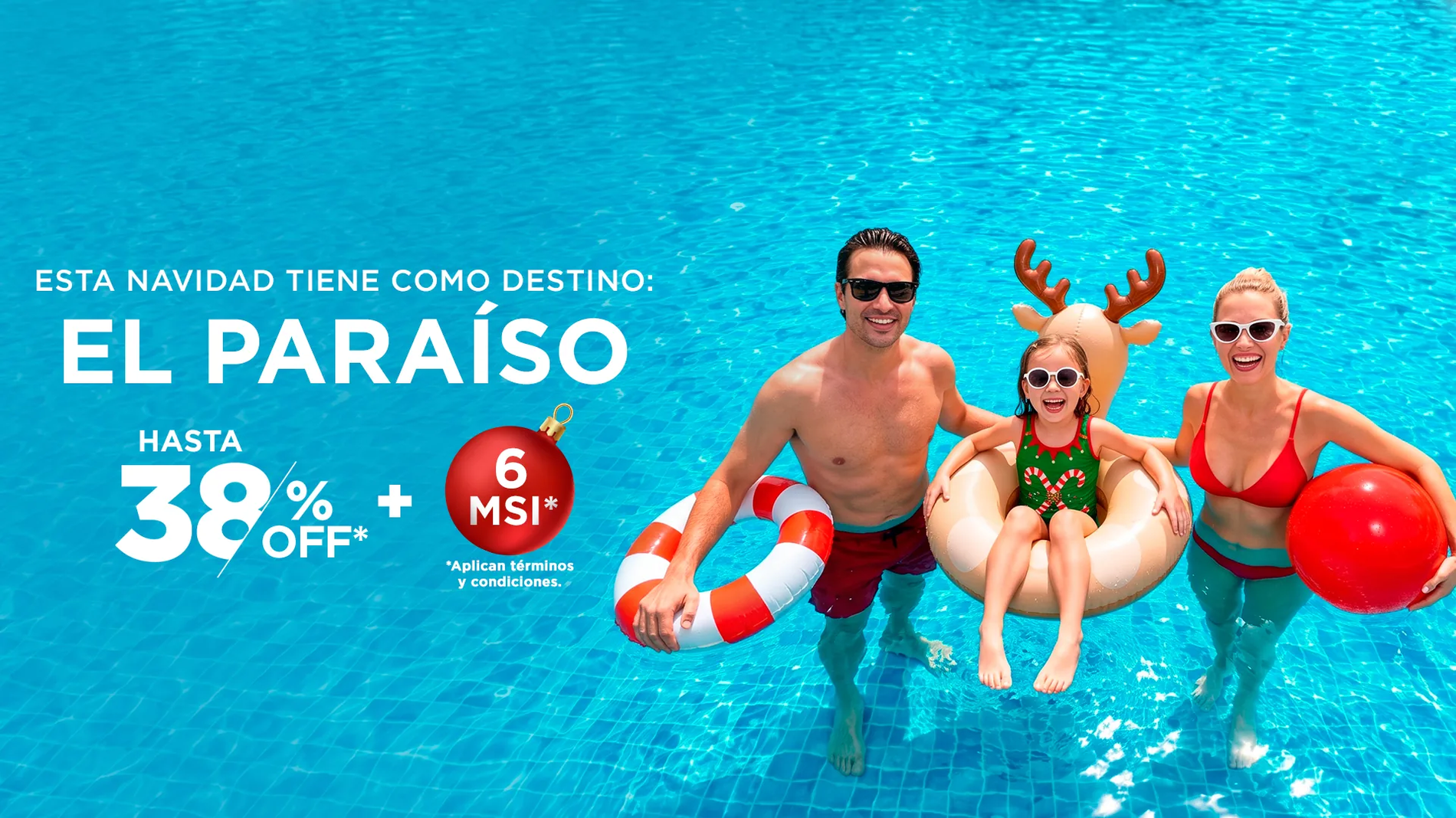 Familia disfrutando en 'El Paraíso' Hotel Grand Park Royal Cancún | Caribe Mexicano | Web oficial. ¡Hasta 38% off + 6 MSI!