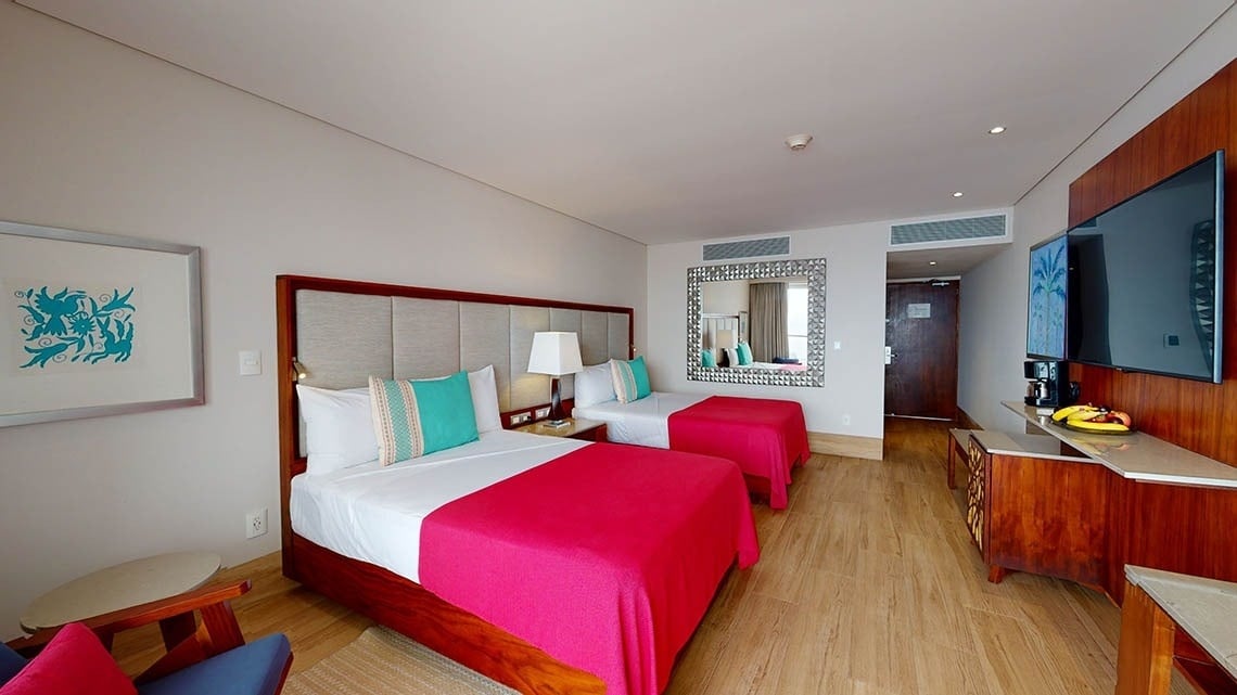 Habitación acogedora con dos camas Hotel Grand Park Royal Puerto Vallarta