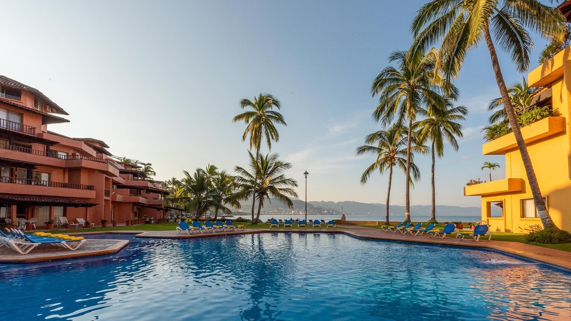 Views from the hotel to the beaches of Puerto Vallarta