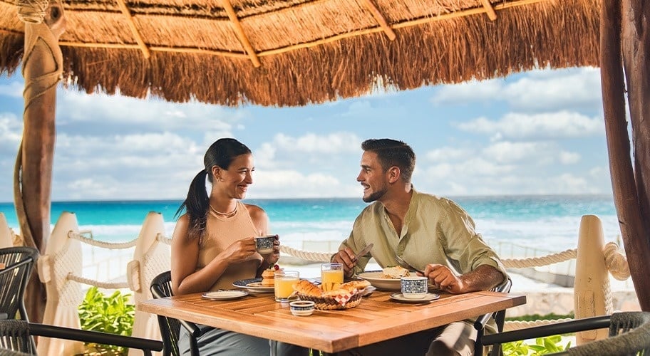 Restaurante La Concha para saborear pratos de frutos do mar no Park Royal Grand Cancun, México