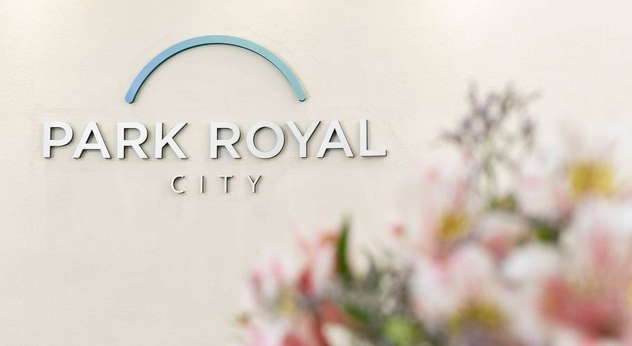 Park Royal City logo on the hotel in Buenos Aires