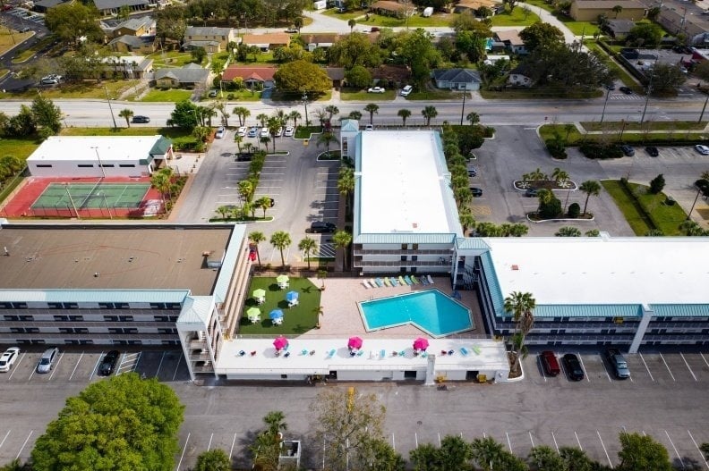 vista aerea del hotel park royal orlando