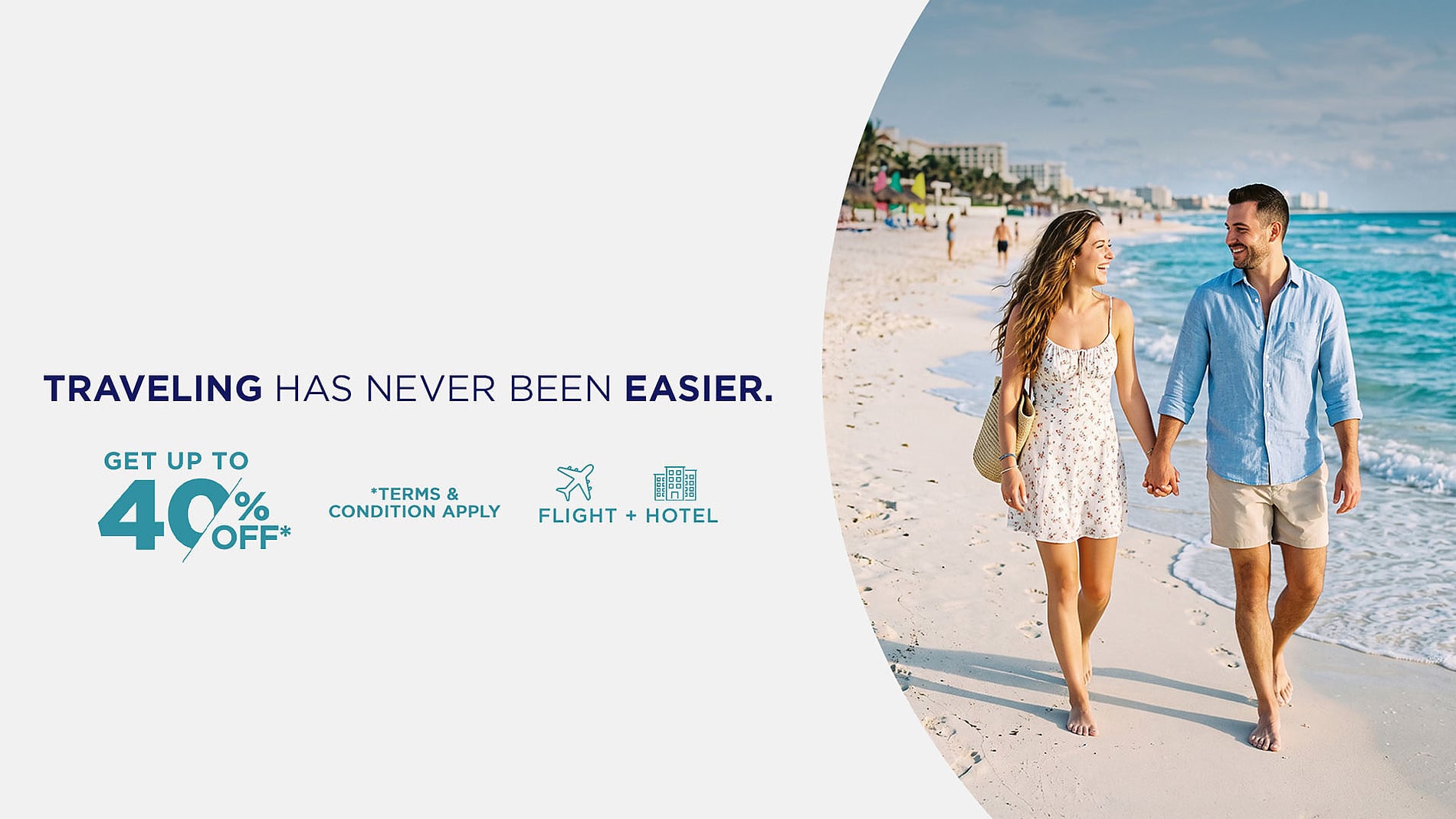Travel deals: Get Park Royal: Corpo 40% off flights & hotels. Couples enjoy beach vacation.