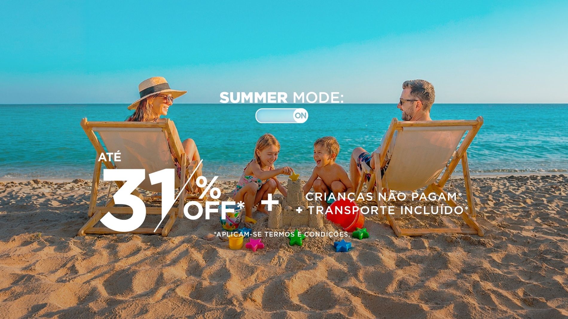 Oferta de verão Park Royal: até 31% OFF e crianças grátis.