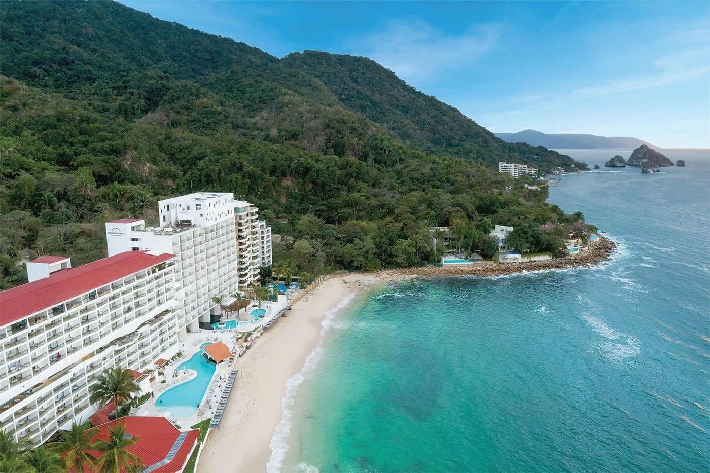 Hotel Grand Park Royal Puerto Vallarta: vistas al mar y montaña en el Pacífico Mexicano.