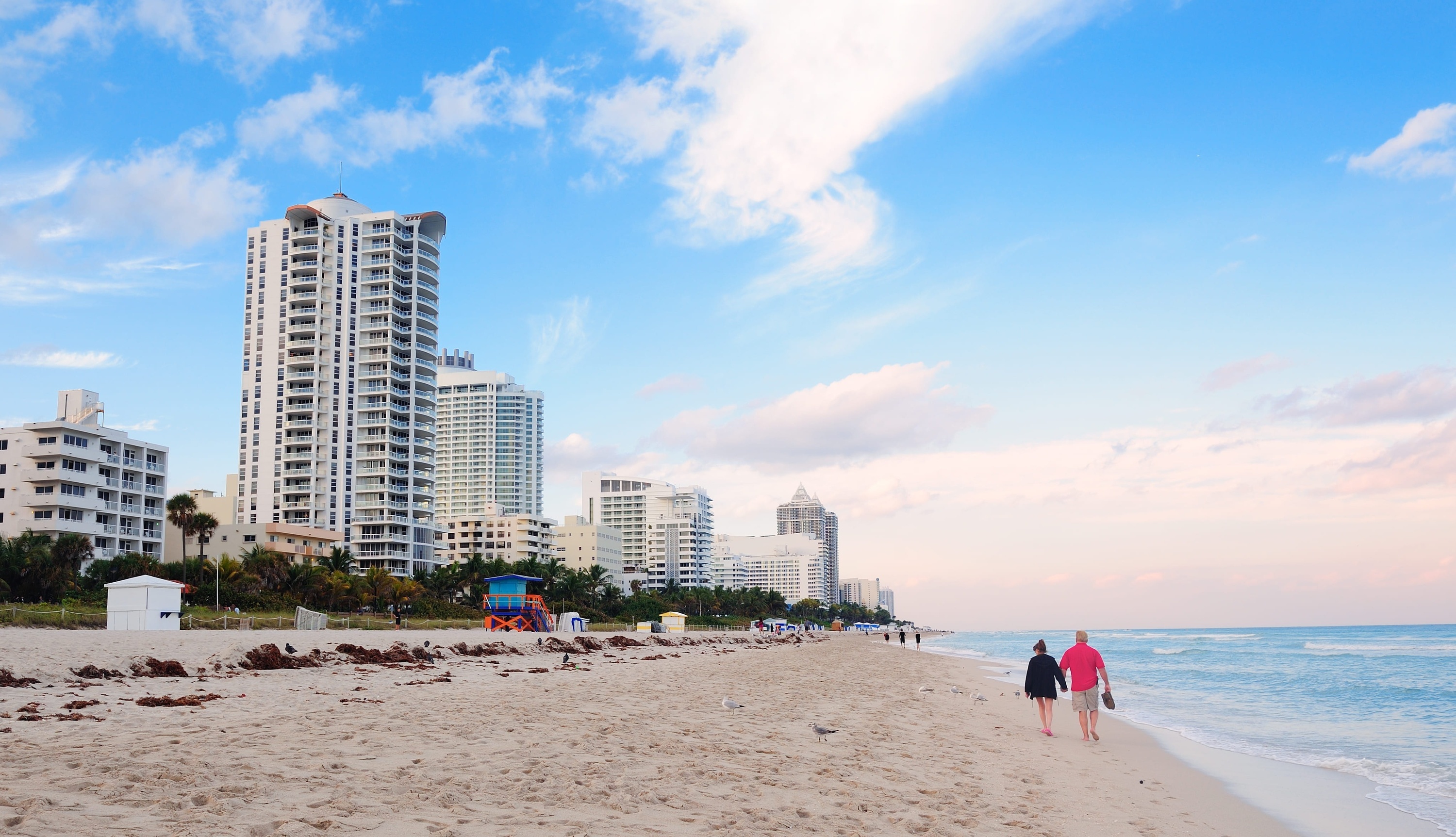 a Miami beach