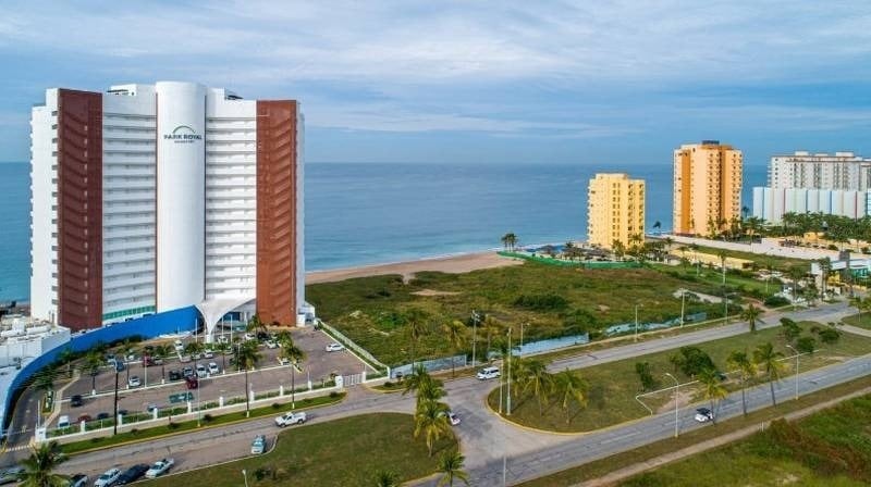 Panoramic view of the Park Royal Beach Mazatlan hotel in Mexico