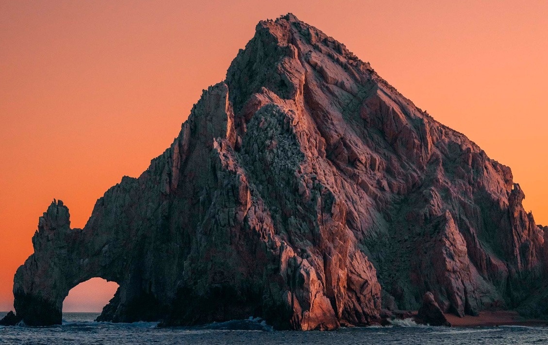 Arco de Los Cabos al atardecer, cerca de Park Royal: Club Regina Los Cabos.